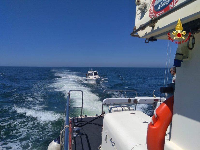 Vigili del Fuoco soccorso in mare