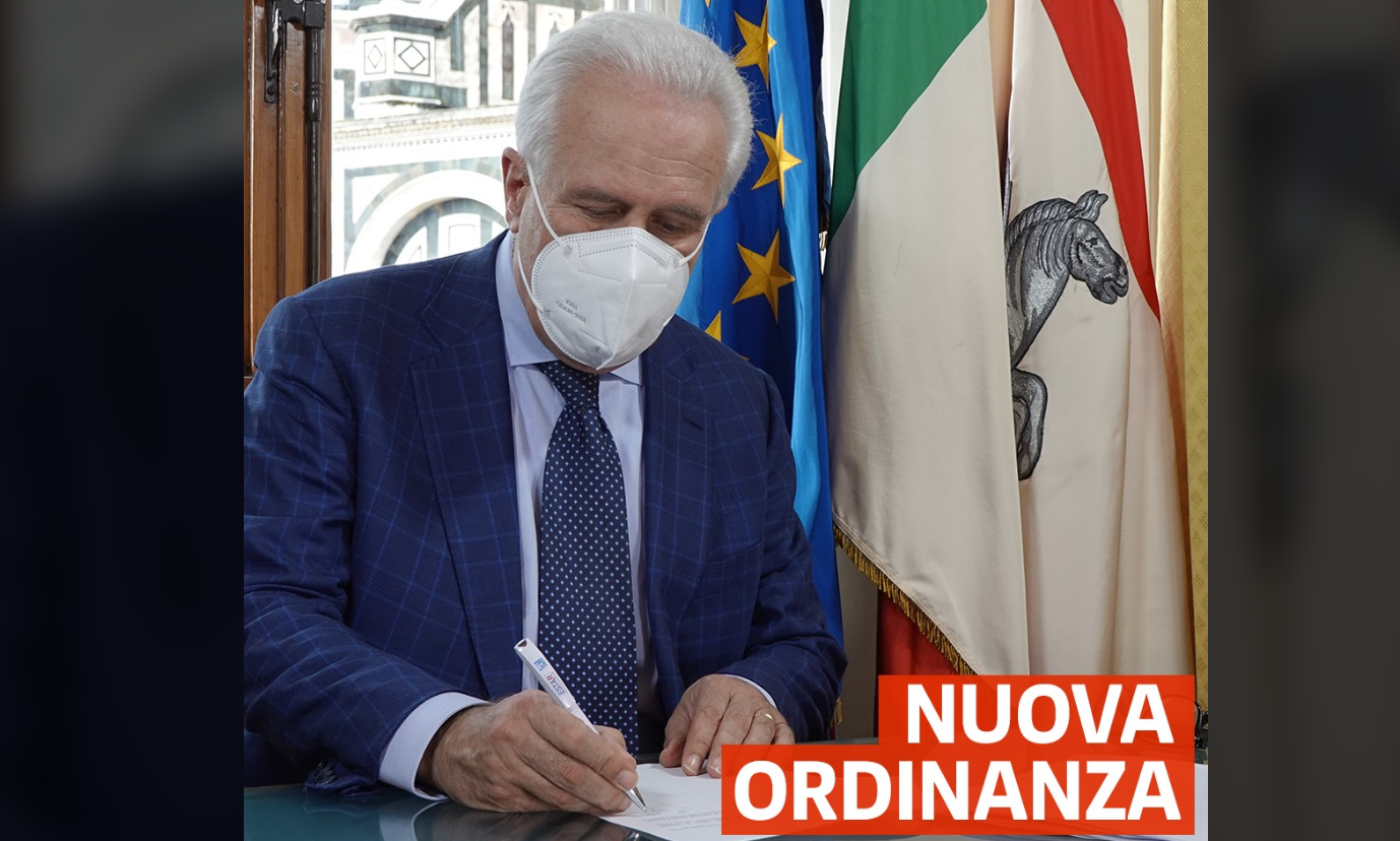 Giani, firmato la nuova ordinanza per la Toscana