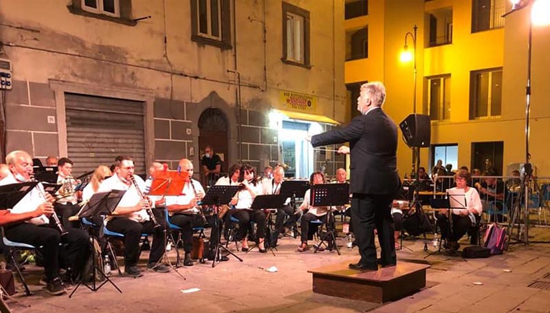 Esibizione della Banda Città di Livorno - foto tratta dalla pagina facebook Associazione Banda della Città di Livorno