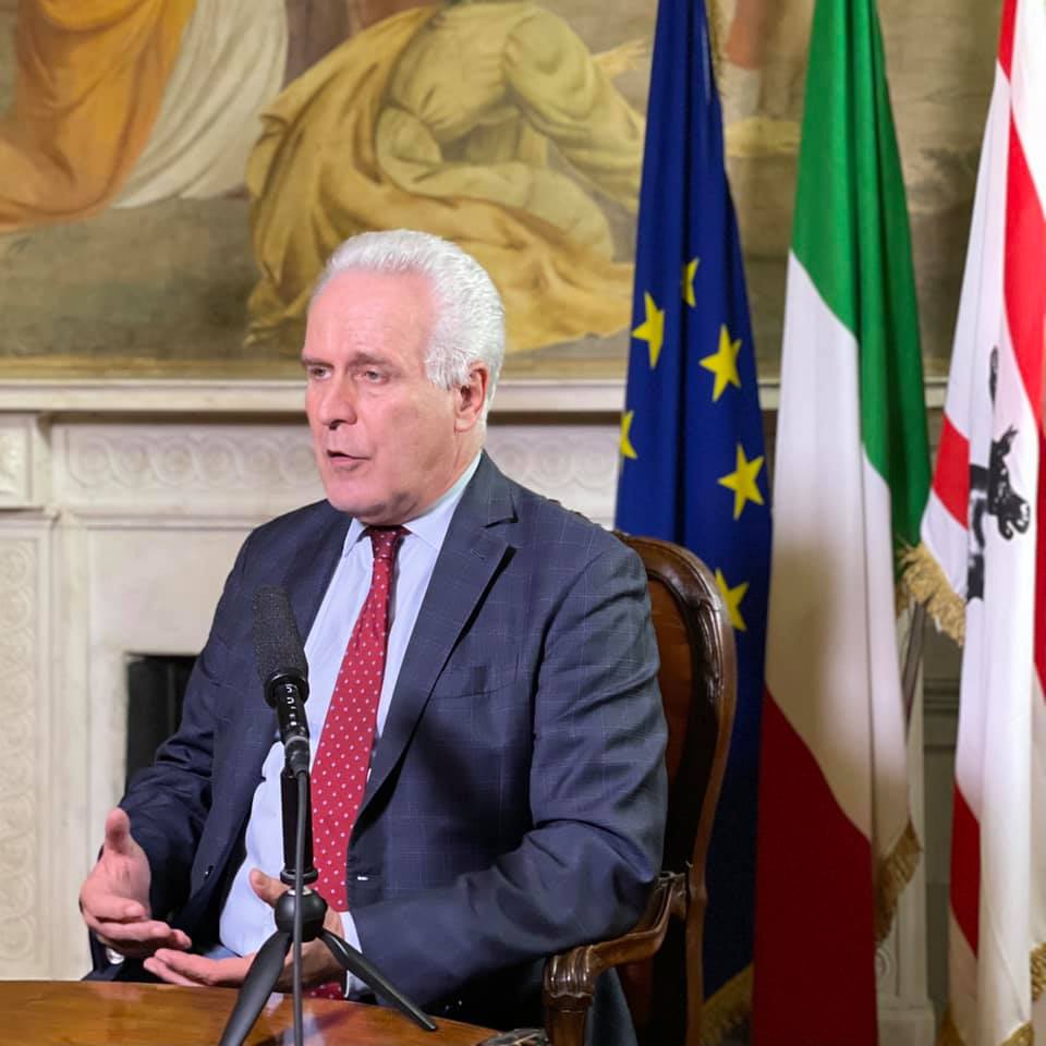 Il Presidente della regione Eugenio Giani