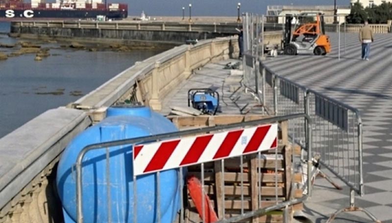 Lavori Terrazza Mascagni - Fonte Comune di Livorno
