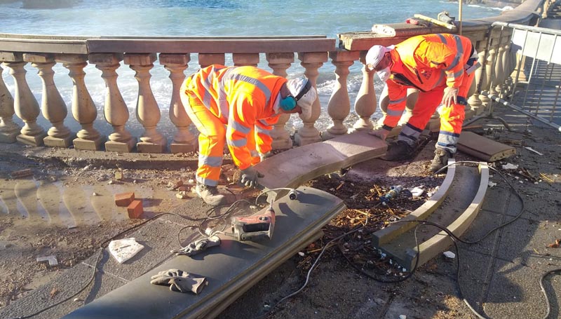 lavori d’urgenza sulla Terrazza Mascagni