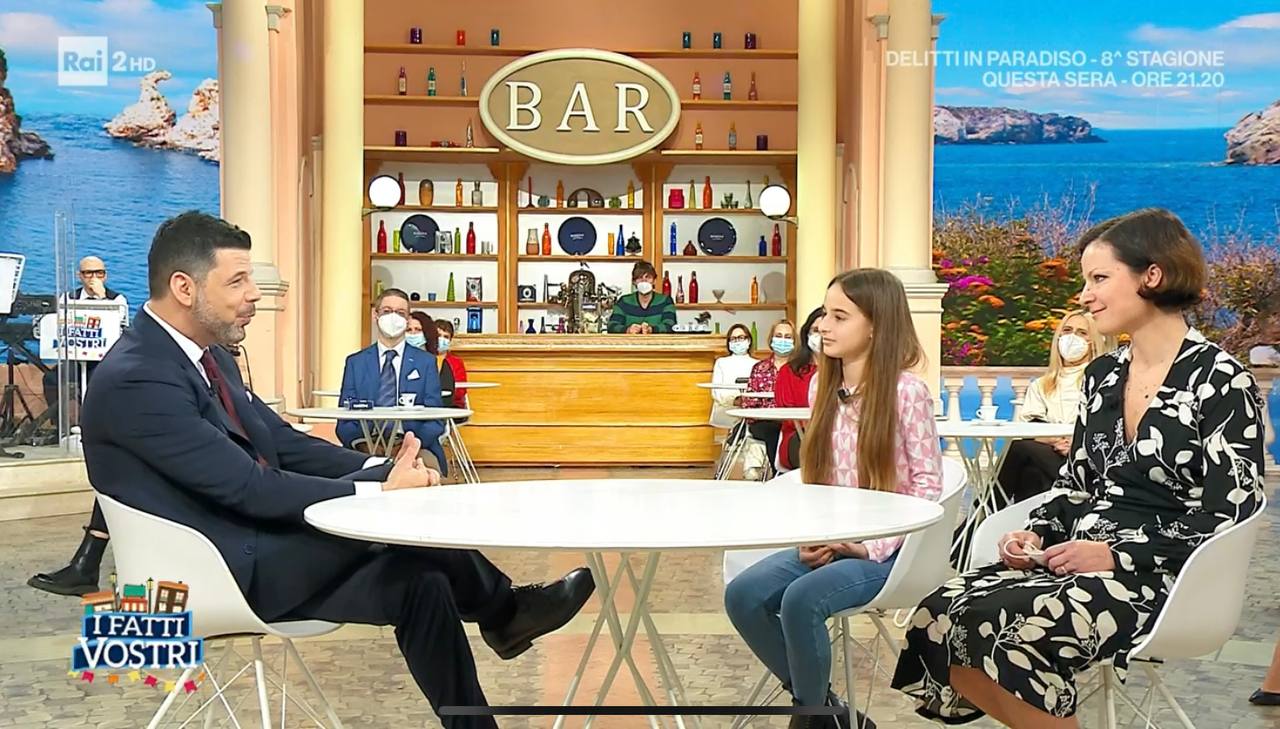 Foto tratta dalla trasmissione "I Fatti Vostri"