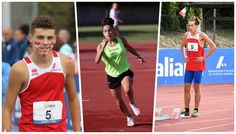 FONTE IMMAGINI: Unicusano Atletica Libertas Livorno (Davide Felicetti, Miriam Nanuti e Mattia Bottai)