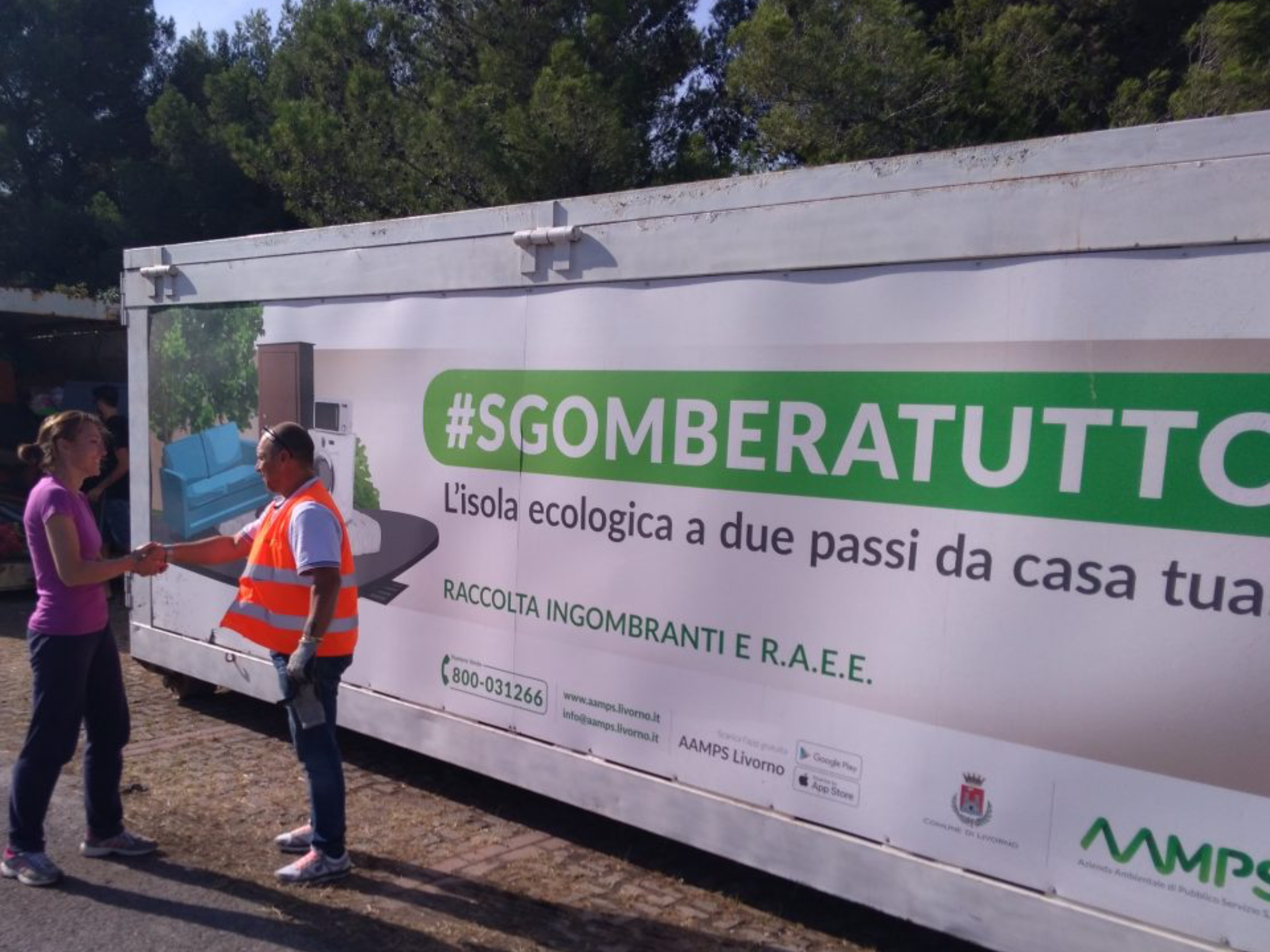 Centro ambientale mobile Aamps