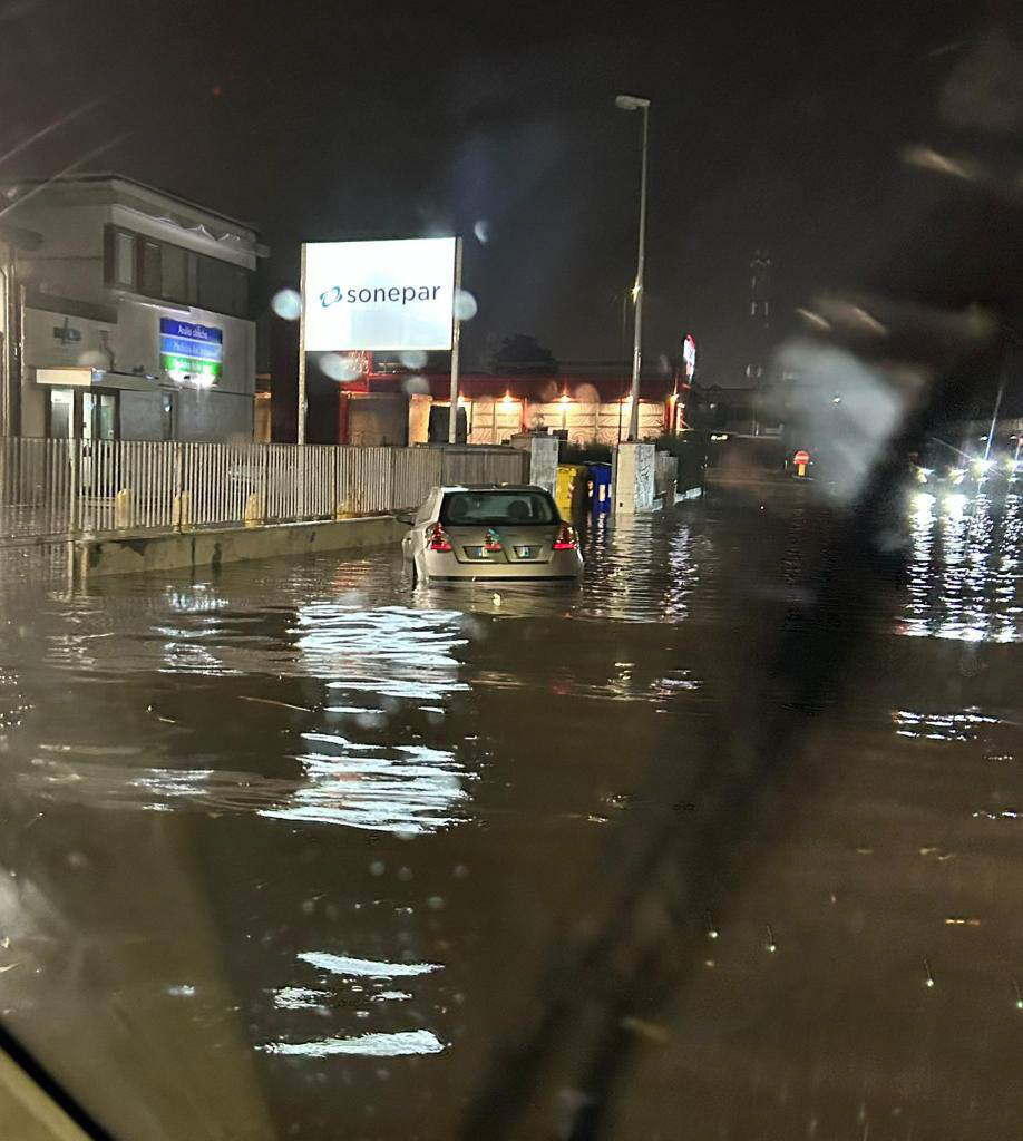 Mappa o schema del sistema antialluvione di Livorno con corsi d'acqua e casse di espansione