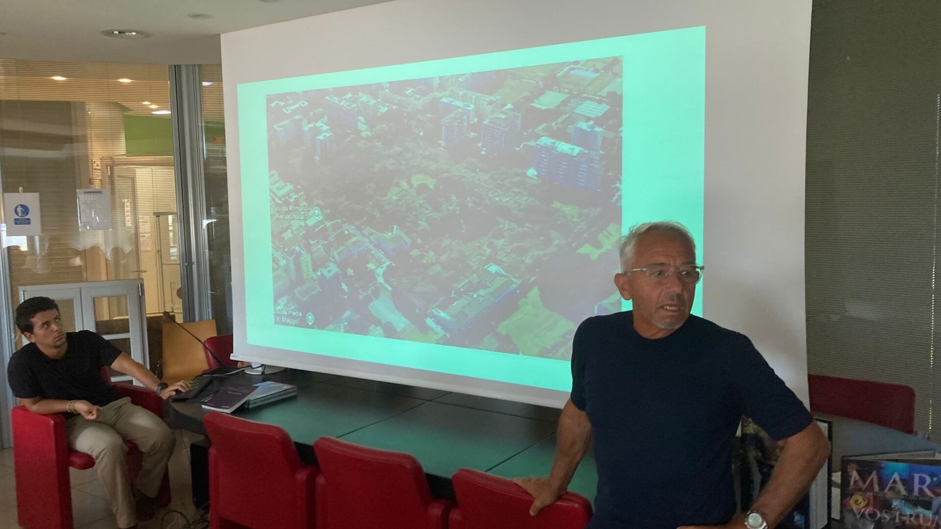 Conferenza stampa di Stefano Frangerini sugli Orti Urbani di via Goito a Livorno