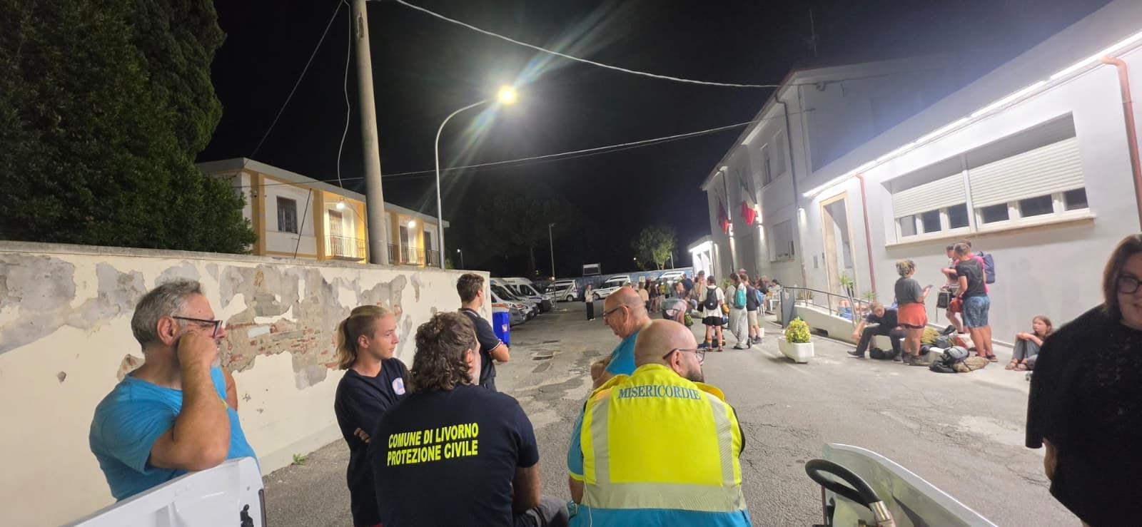 Scout tedeschi ringraziano Protezione Civile e volontari di Livorno