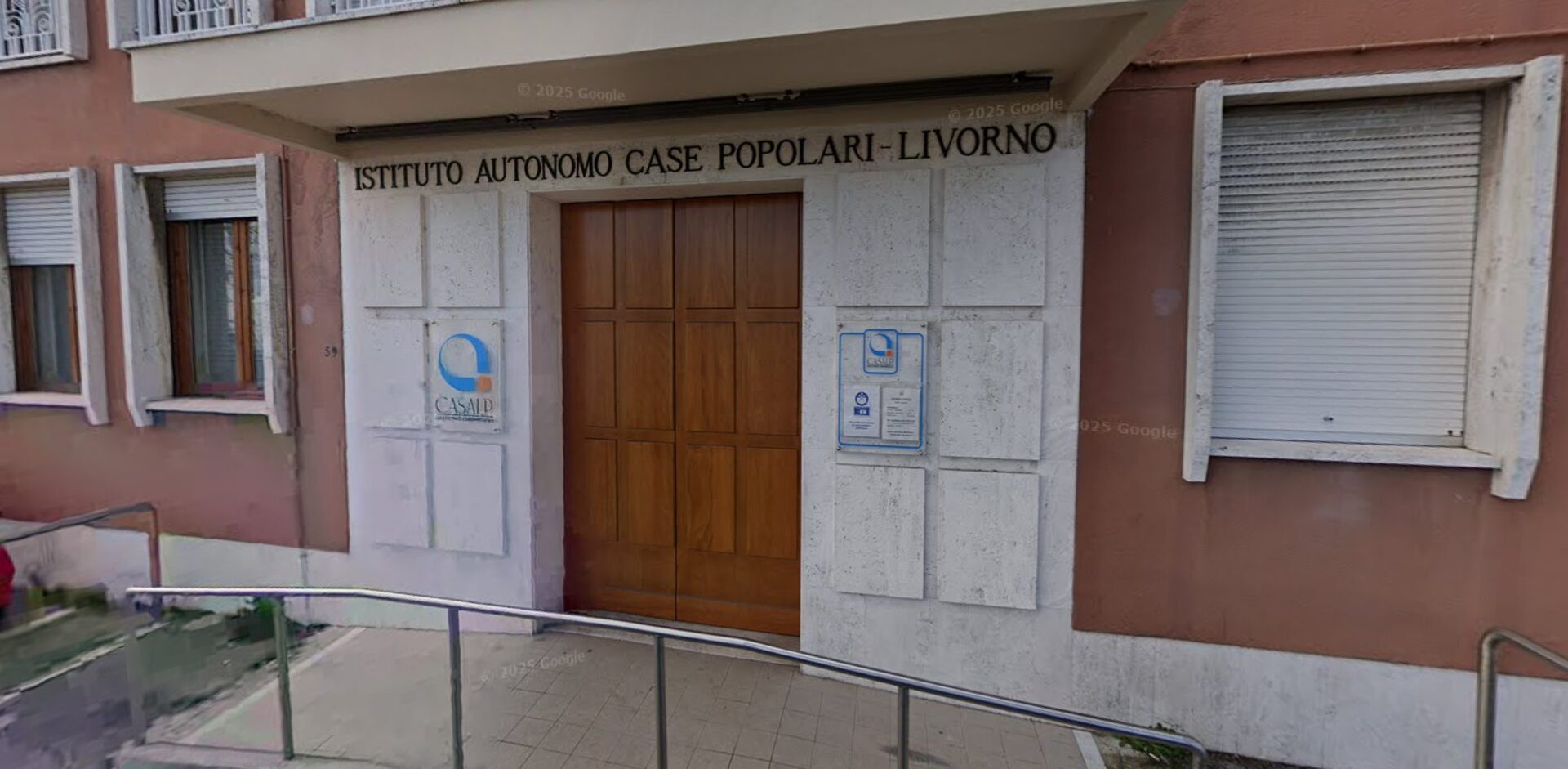 Logo Fp-Cgil e Casalp con riferimento alla selezione di Livorno