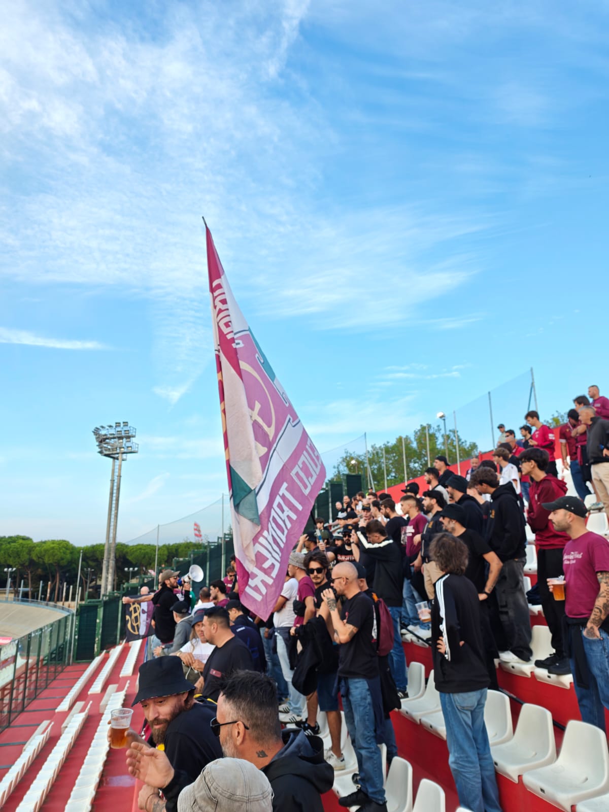 Particolare Curva amaranto