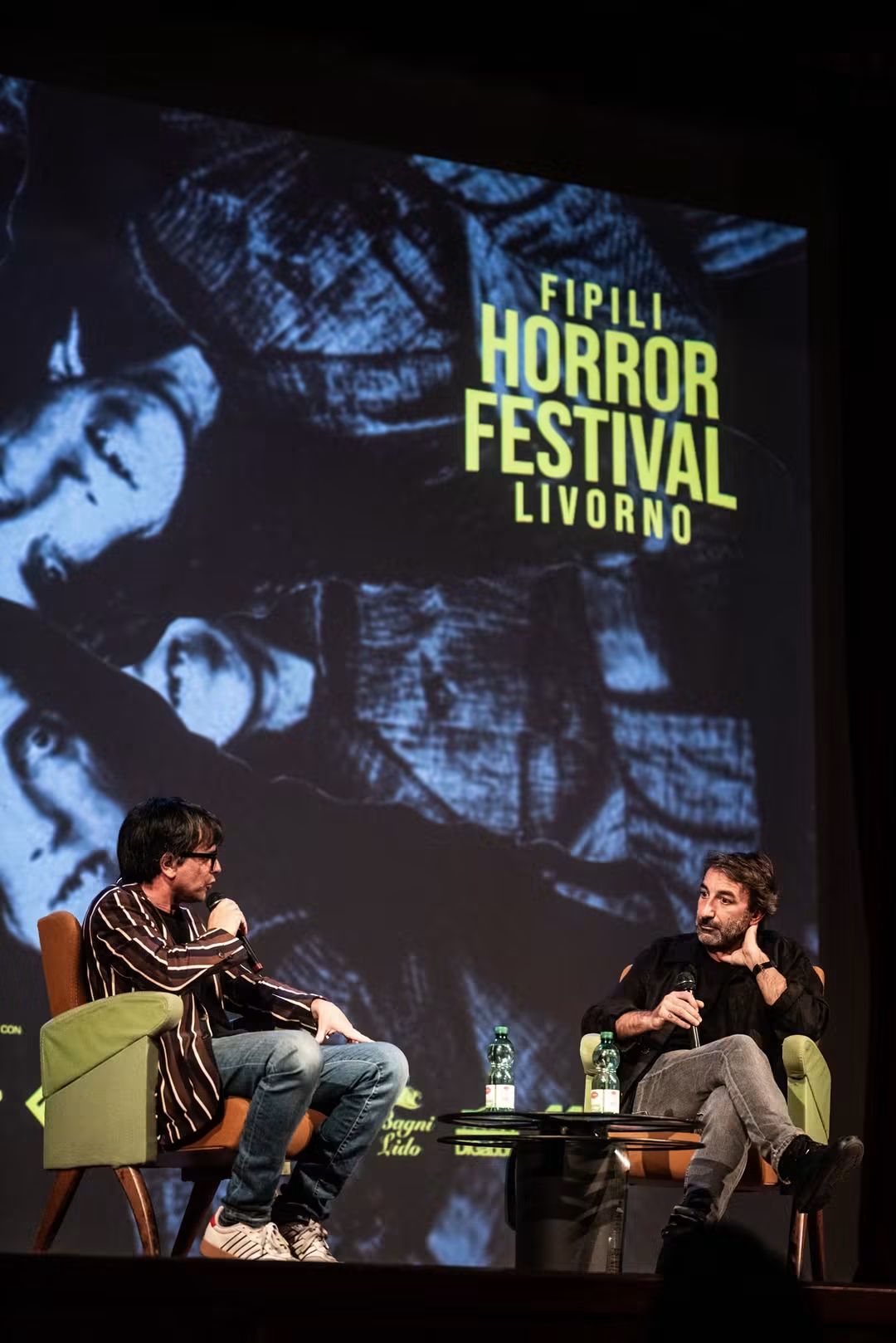 Locandina del FI-PI-LI Horror Festival a Livorno con immagini a tema horror