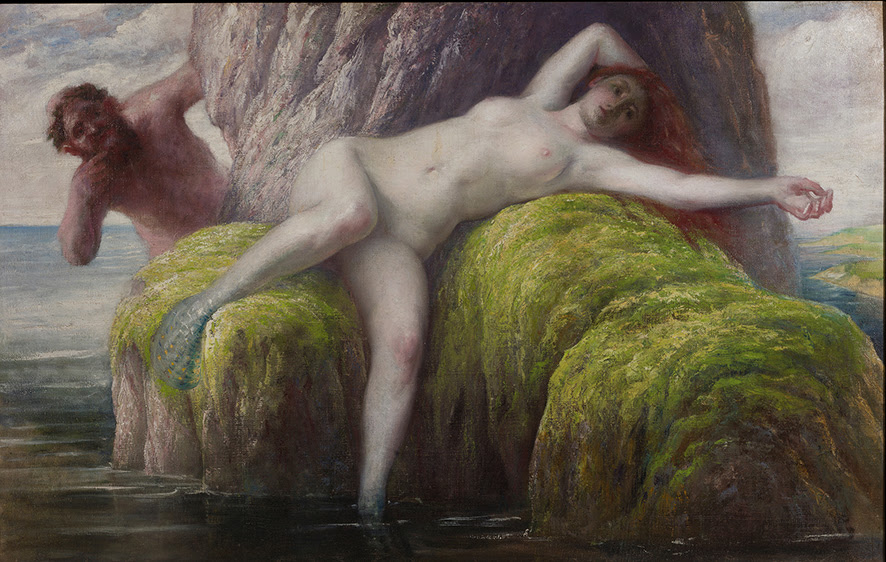 Locandina della mostra 'Carlo Böcklin: il segreto di Pan dal Bosco Sacro alle rive del Tirreno' a Collesalvetti